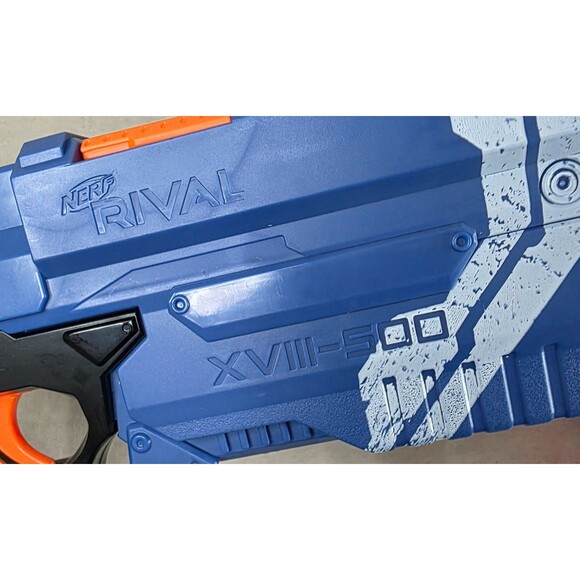 Nerf Rival Kronos XVIII-500 Blasters (Red & Blue Pair) – Tested, Cleaned, Works - Picture 5 of 9
